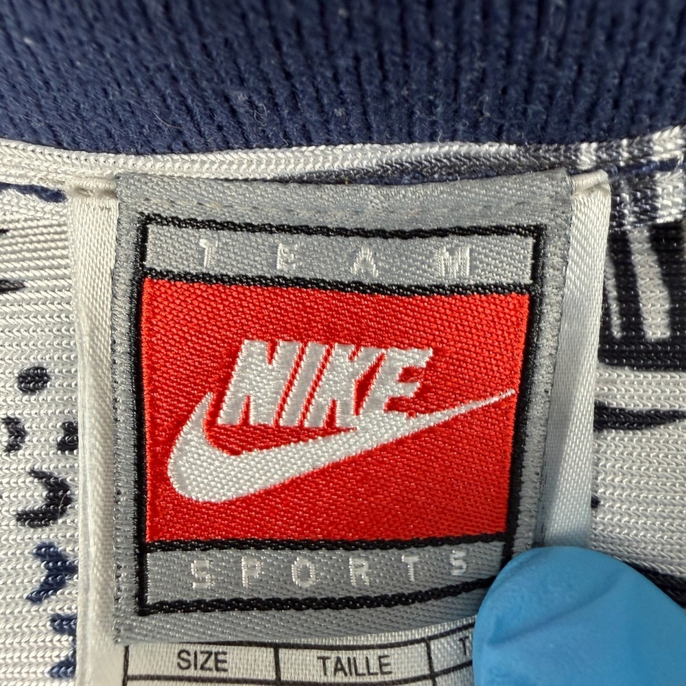 Vintage Nike Team Georgetown Hoyas‎ Basketball Jersey Mens XL Blue Black V Neck - Picture 4 of 10